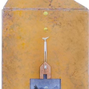 Keen_Billy_L_BECOMING_HUMAN_IN_THE_BALANCE_Mixed_Media_40x24x2inches_$1900_Resized